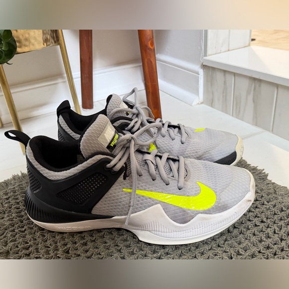 Nike Gray and Black Volleyball Sneakers - Picture 1 of 6